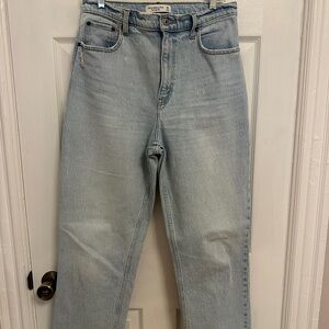 Abercrombie & Fitch Light Blue Ultra High Rise Jeans